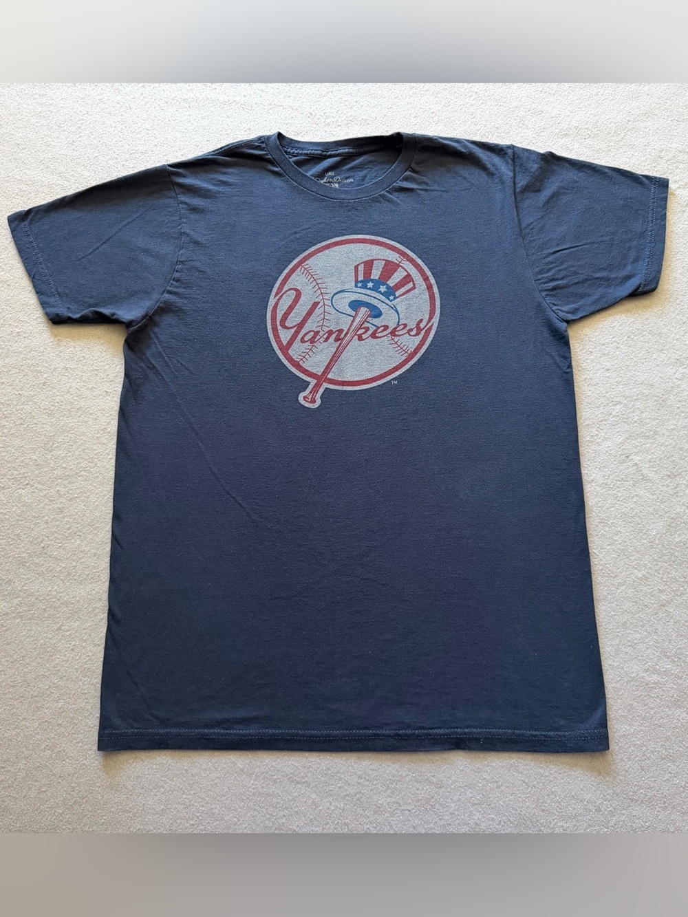 Wright & Ditson New York Yankees T-Shirt Men’s Large Blue MLB Baseball Tee
